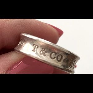 Tiffany & Co sterling silver ring size 8